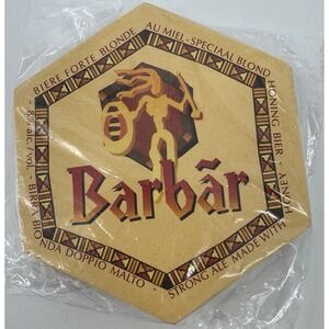 Beer Coasters 9 Pack Honey Ale Blonde Strong Ale Vintage Barbar Belgium